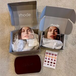 RHODE Sticker Sheet and Boxes